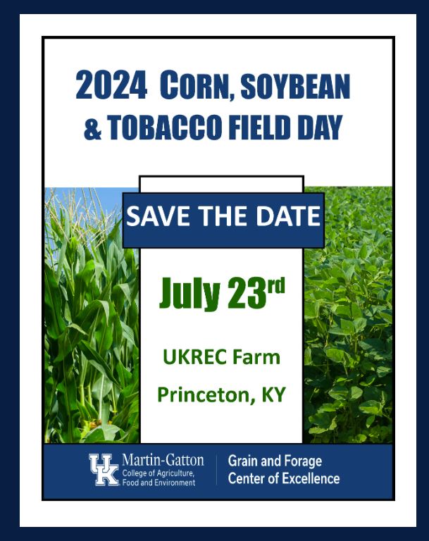 Corn, Soybean, Tobacco Save the Date