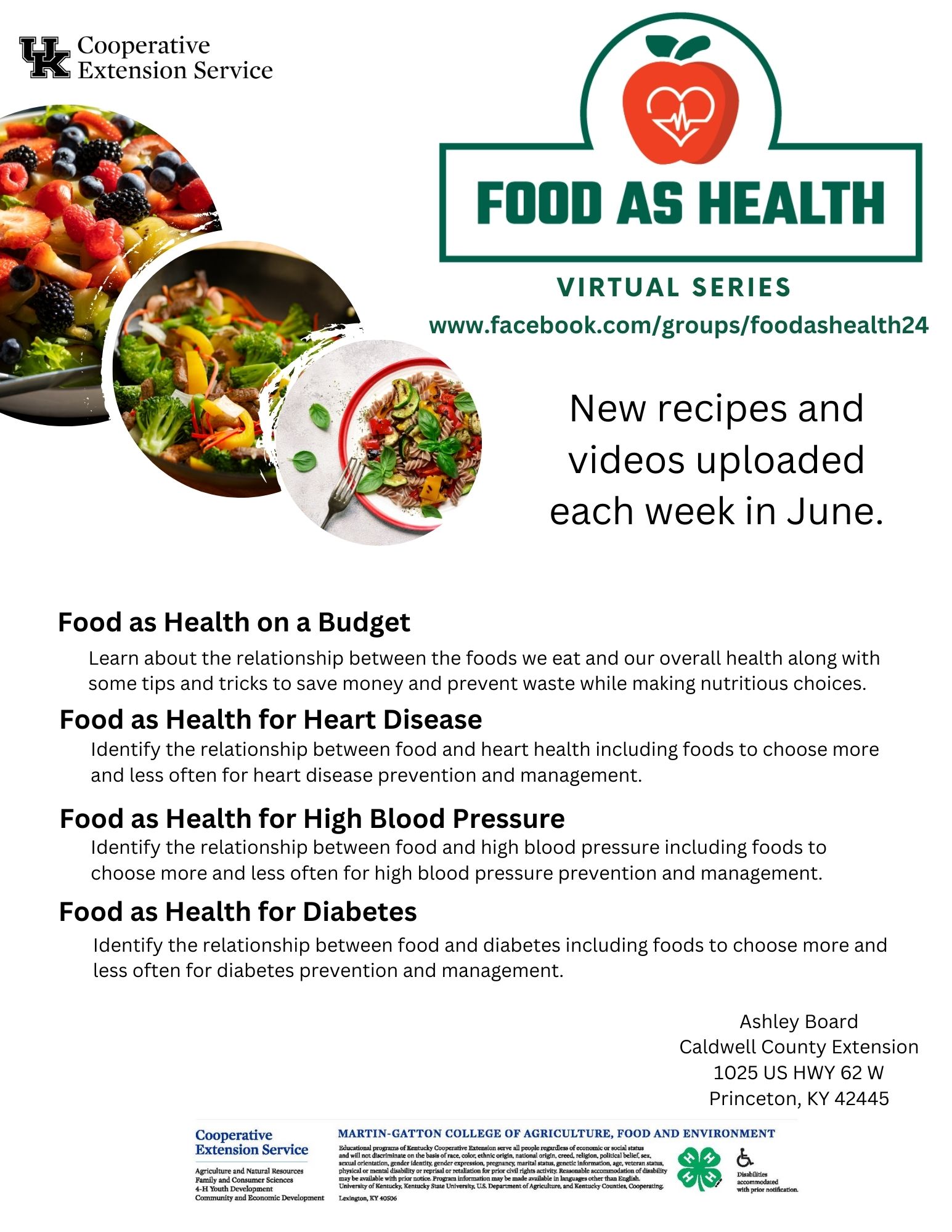 Food as Health Series